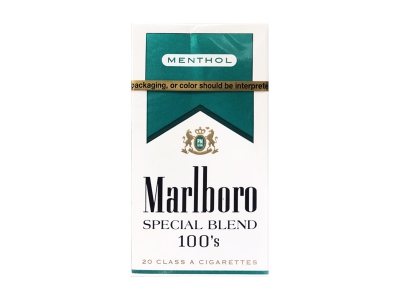 万宝路(美产薄荷 Special Blend 100S)图片以及价格表介绍！